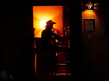 Cowboy in Galisteo NM Bar