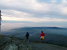 Hikers on Mission Peak, Fremont, CA